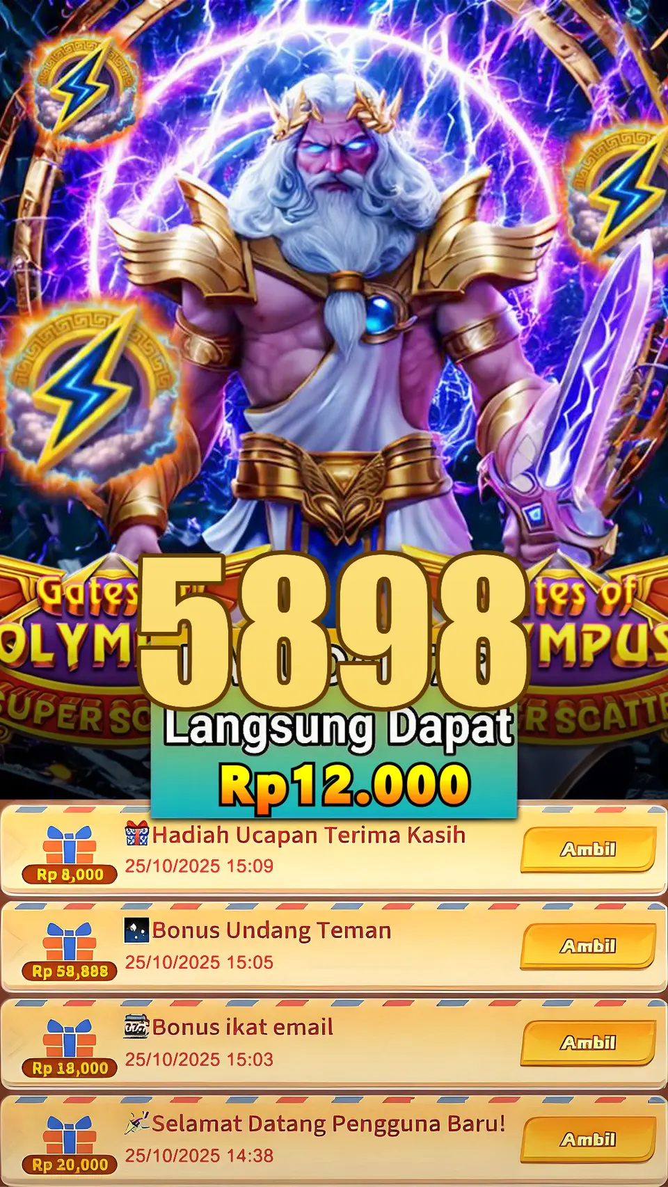 5898 Masuk